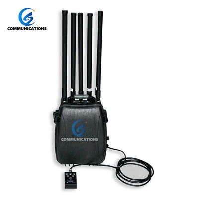 900MHz 1.2G 1.5G 2.4G 5.2G 5.8G Σύστημα άμυνας ανίχνευσης σήματος Drone με 6 κεραίες